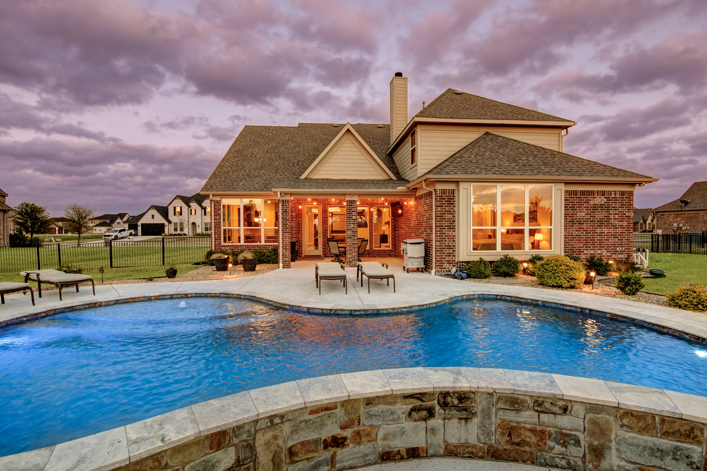 Twilight exterior